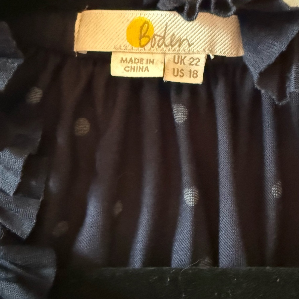 Boden Bronwyn Jersey Top Size 18 - Picture 4 of 4